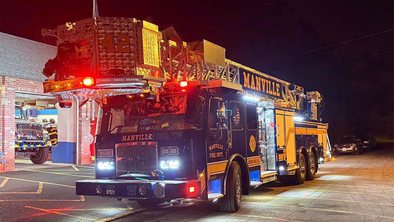 New Fire Tower Truck Delivered