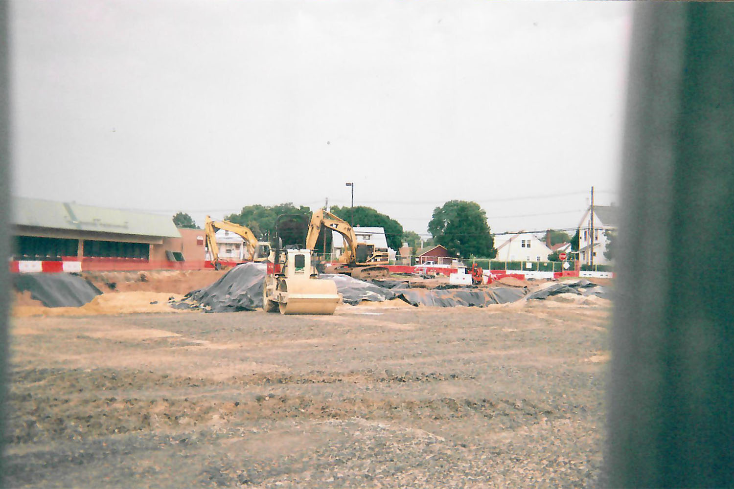 Rustic Mall Demolition - Equipment in place